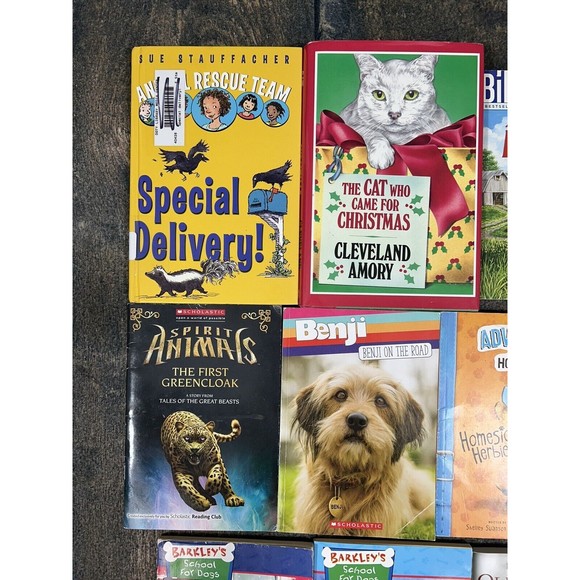 Lot Of 12 Children’s Fictional Animal Chapter Books, Stories! Puppy Pirates - Picture 2 of 16